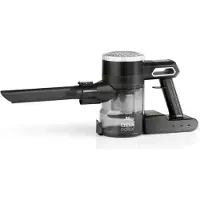 Cleanmaxx 14864, 2-in-1-Stabstaubsauger, Beutellos, Schwarz, Silber, Acrylnitril-Butadien-Styrol (ABS), Kupfer, Polypropylen (PP), Stahl, Trocken, HEPA