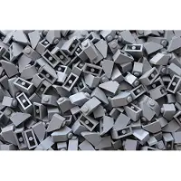 LEGO 2x1 Dachsteine Dach 45 Grad Hellgrau für Dach - 3040 NEU! Menge 100x