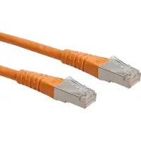 Roline Patchkabel Cat.6 (Class E) S/FTP (PiMF), orange, 5 m