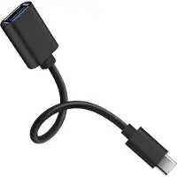 Avizar , Kompakter Adapter (USB auf USB-C), Schwarz