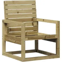 vidaXL Gartenstuhl 57,5x63x76 cm Kiefernholz Imprägniert