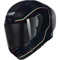 Nolan X-804 RS Ultra Carbon Asso Di Picche Helm, schwarz/weiß/rot/grün, XS (55)