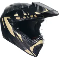 AGV AX9 E2206 Mplk Steppa Matt Carbon Grau Sand Größe 2XL