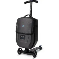 Micro Reisekoffer 4.0 mit Tretrollerfunktion, 33L, Handgepäck, 62x38x29cm, Laptopfach