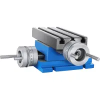 Vevor MX-75 multifunktions Fräs-Arbeitstisch 185 x 100 mm Fräsen Arbeitstisch X 80 mm Y 75 mm Kreuztisch Tischbohrmaschine für Bohr- und Fräsmaschinen (MX-75)