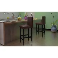 vidaXL Barshocker 6 Stk. Braun Kunstleder , Barhocker Design 2024