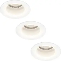 HOFTRONIC™ LED Einbaustrahler 4W 345lm 6500K Dimmbar GU10 Weiß IP65