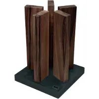 Kai Stonehenge magnetischer Messerblock, Granit/Walnussholz, STH-4