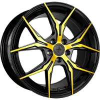 KESKIN 19 Zoll KESKIN KT19N 5x120 ET35 Alufelgen BLACK FRONT GOLD