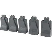 LEGO 2x4x6 Felsen Felsplatte Berg Dunkelgrau - 47847 NEU! Menge 20x