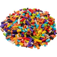 LEGO Steine Hochsteine Bunt Gemischt 800 gr. ca. 500 NEU! Menge 500x – Jede Mischung individuell zusammengestellt