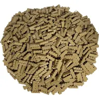 LEGO 1x4 Steine Bausteine Dunkelbeige - 3010 NEU! Menge 25x