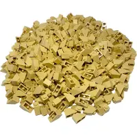 LEGO 2x1 Dachsteine Schrägsteine Hellbeige für Dach - 3040 NEU! Menge 50x