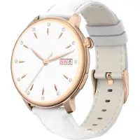 INF Smartwatch mit Überwachung von Herzfrequenz, Blutdruck und Blutsauerstoff Weiß
