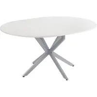 Vicco Esstisch Loyd Weiß/Grau 120 x 76.5 cm ausziehbar, Model 51778