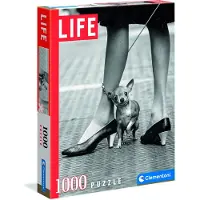 Clementoni -Puzzle 1000 Life2021 Chihuau 39634