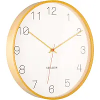 Karlsson - Wanduhr Joy - Gelb - Ø40cm
