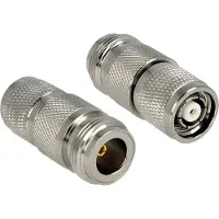 DeLOCK 88855, RP-TNC, Metallisch, Messing, Nickel, 35,8 mm, 16 mm, 16 mm