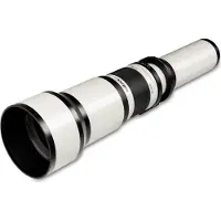 Walimex pro pro 650-1300mm 1:8-16 CSC Teleobjektiv für T2 - Manueller Fokus, Zoom-Teleobjektiv für Vollformat & APS-C Sensor, Ganzmetallfassung, inkl. Aufbewahrungstasche & Objektivdeckeln