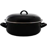 CasaLupo Emaille Bräter ø 28 cm / 4,5 Liter