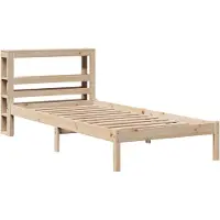 Syfax Massivholzbett ohne Matratze 90x200 Kiefernholz
