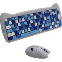 Canyon Tastatur- und Maus-Set HSET-W6 mit Mauspad blau