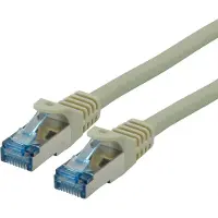 Roline Patchkabel Cat.6A S/FTP (PiMF), Component Level, LSOH, grau, 7,5 m