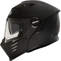 Simpson Darksome Solid 06 Klapphelm, schwarz matt, S (56)
