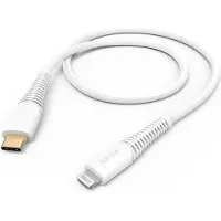 Hama 00201603, 1,5 m, Lightning, USB C, Männlich, Männlich, Weiß