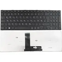 T-ProTek DEUTSCHE - Schwarz Tastatur Keyboard mit Rahmen kompatibel für P/N: PK1315F1A04