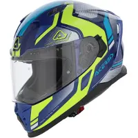 Acerbis X-Way Graphic Blau Gelb Integralhelm Größe S