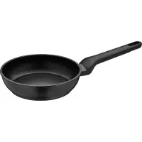 WMF Bratpfanne Messino 21.1030.0359, Aluminium, Ø 24 cm, Keramische Antihaftbeschichtung, Induktionsfähig, Rund, Allzweckpfanne, Schwarz, Silitan, Keramik, Gas, Induktion, Versiegelte Platte, Bakelit