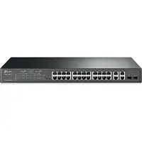 TP-LINK T1500-28PCT(TL-SL2428P), Managed, L2, Gigabit Ethernet (10/100/1000), Power over Ethernet (PoE), Rack-Einbau, 1U