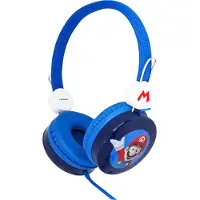 OTL SM1109 Mario Mario kabelgebundener Kopfhörer für Kinder, 85 dB Grenzwert, 3-7 Jahre