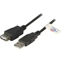 EFB Elektronik K5220SW.3, 3 m, USB A, USB A, USB 2.0, 0,48 Gbit/s, Schwarz