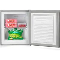 Primo PR116DV Mini-Gefrierschrank - Kleiner Gefrierschrank - Freistehend - 33L - E - Silber
