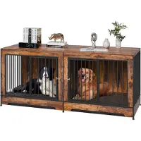 Vevor Hundekäfig Möbel für 2 Hunde