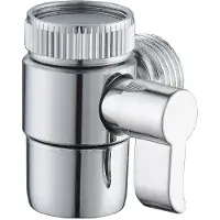 INF Umstellventil 3/4 für Waschtischmischer Silber