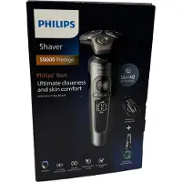 Philips Shaver S9000 Prestige - Elektrischer Nass- und Trockenrasierer mit SkinIQ - SP9885/35