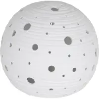 Anne Lighting Tischlampe Jazz – weiß – Keramik – 20 cm – E14-Fassung – 3110W