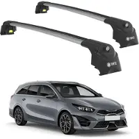 TURTLE DACHTRÄGER AIR-2 , Silber KIA CEED SPORTSWAGON (CD) 2019 - 2024 (Kombi)