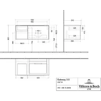 Villeroy & Boch C57101VF WaschbeckenUS Subway 3.0 01 1001x423