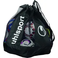 Uhlsport Logo Ballbeutel Schwarz,Grau Up To 12 Balls Schwarz,Grau Up To 12 Balls