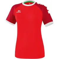 Erima Zenari 3.0 Trikot Kurzarm 42 rot/rubinrot/weiß
