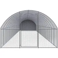 vidaXL Outdoor-Hühnerstall 3x20x2 m Verzinkter Stahl