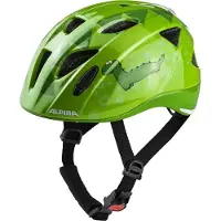 Alpina sport ALPINA Ximo Flash Kinder Radhelm mit LED Licht grün 47-51 cm