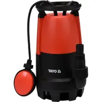 YATO YT-85333, 900 W, AC, 18000 l/h, IPX8, Schwarz, Rot