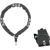 Axa Einsteckkette RLC 100 schwarz Länge 100cm, sw, inkl. Outdoortasche