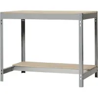 Proregal Werkbank BUFFALO | HxBxT 84x120x76cm | Traglast 600kg | Grau