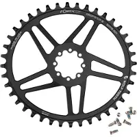 Wolf Tooth PowerTrac Elliptical SRAM 8-bolt Direct Mount Kettenblatt, Standard 45mm/Offset
